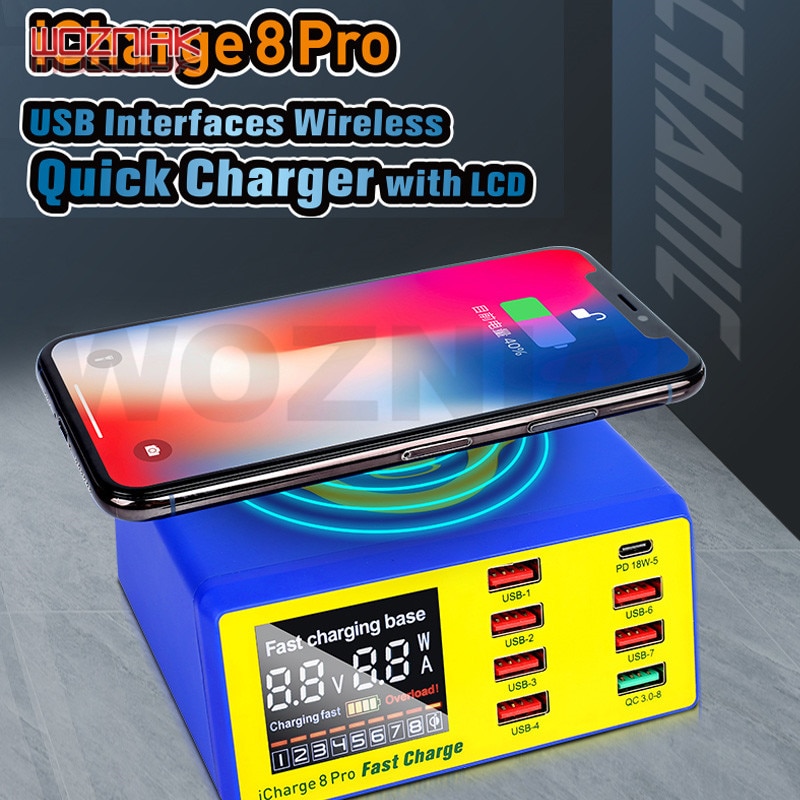  iCharge 8 Pro 8USB Ʈ  QC 3.0 ޴ ȭ..